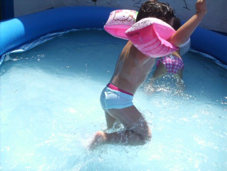 En verano pueden disfrutar de la piscina